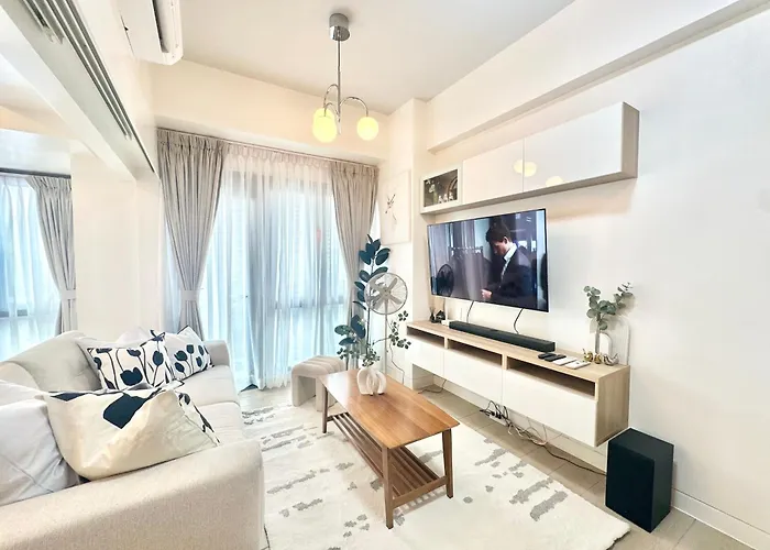 Aparthotel New Cozy 1br King Bed At Greenbelt Hamilton Makati